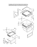 Refrigerator shelf parts