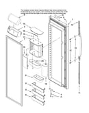 Refrigerator door parts