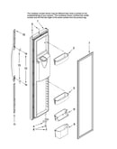 Freezer door parts