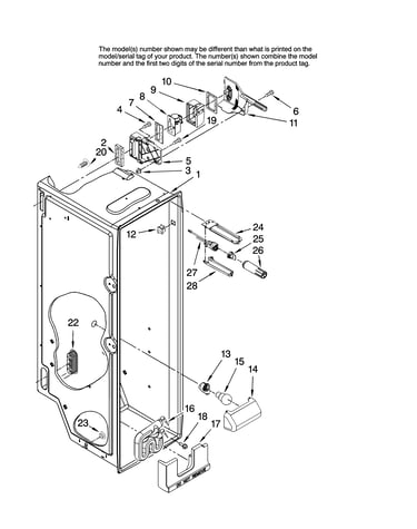Refrigerator liner parts