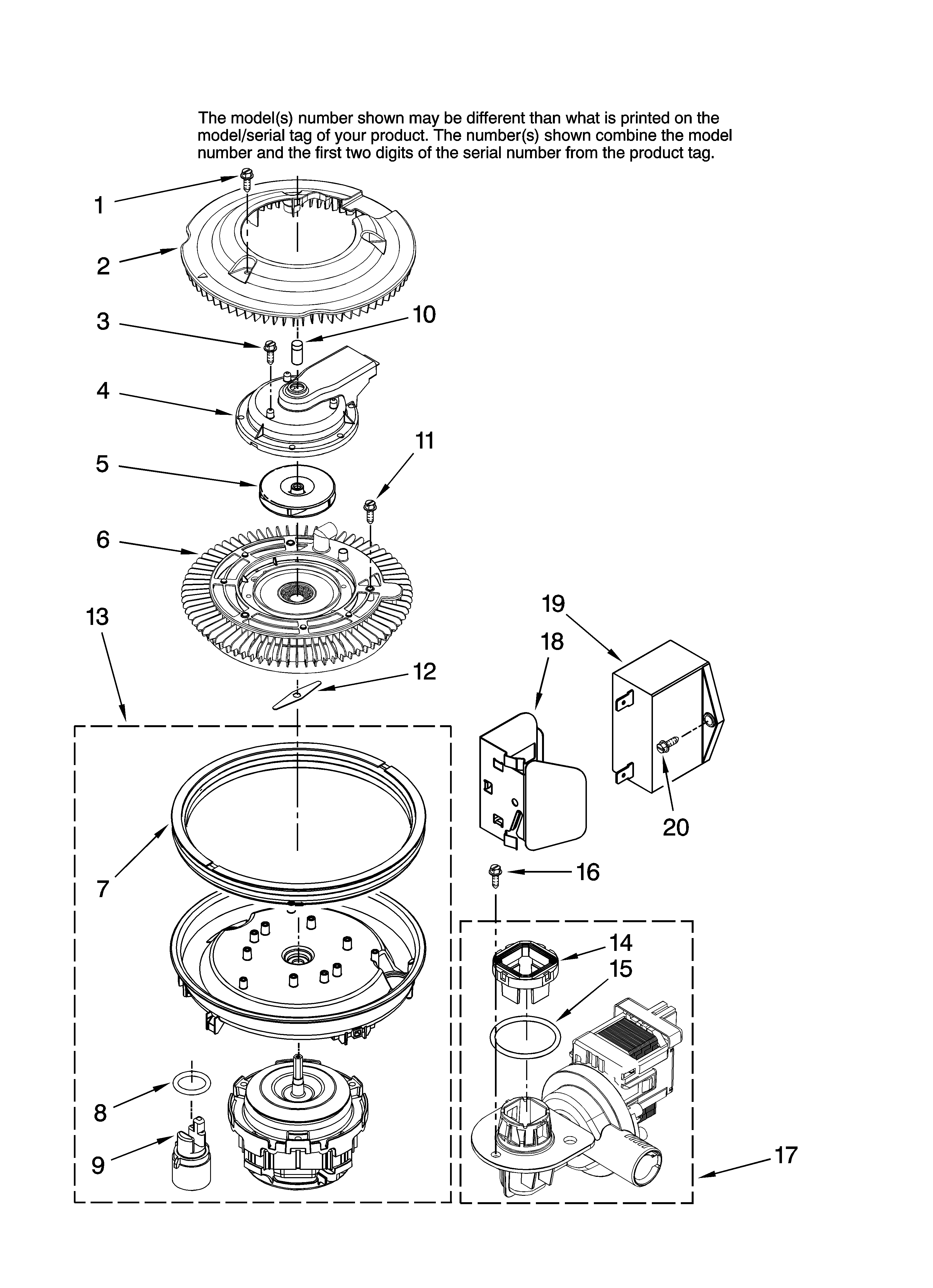 Pump and motor parts