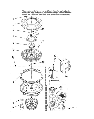 Pump and motor parts