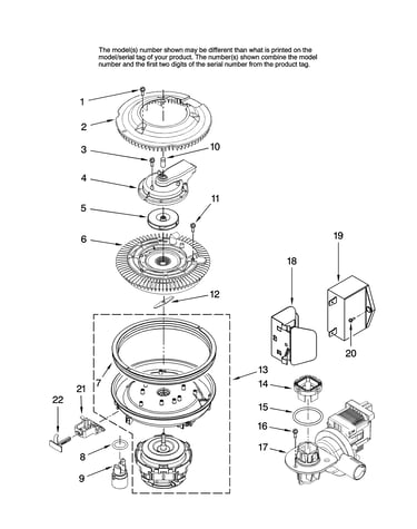 Pump and motor parts