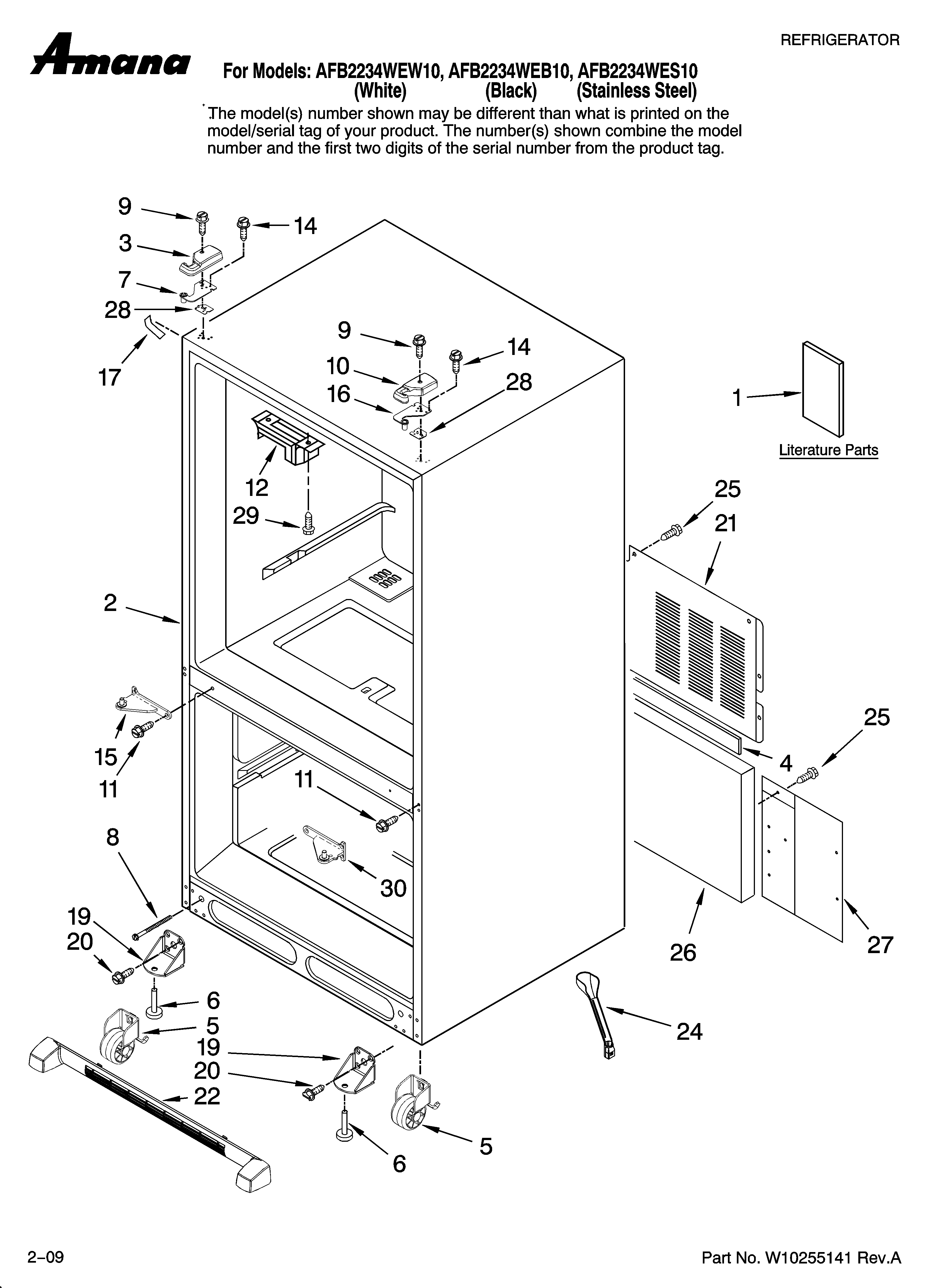 CABINET PARTS