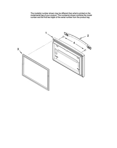 Freezer door parts