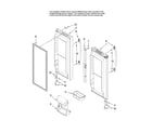 Amana AFB2234WEW10 refrigerator door parts diagram