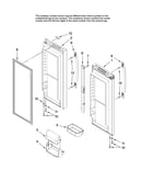Refrigerator door parts