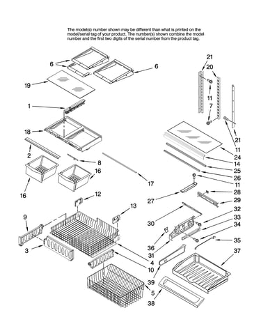 Shelf parts