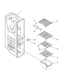 Freezer liner parts