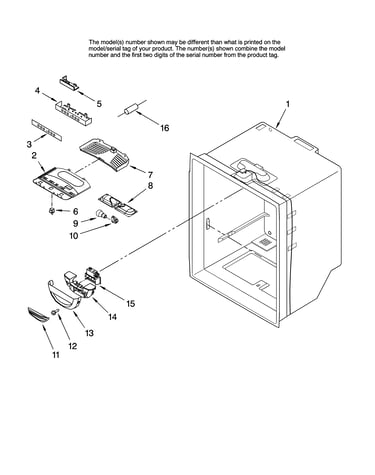 Refrigerator liner parts