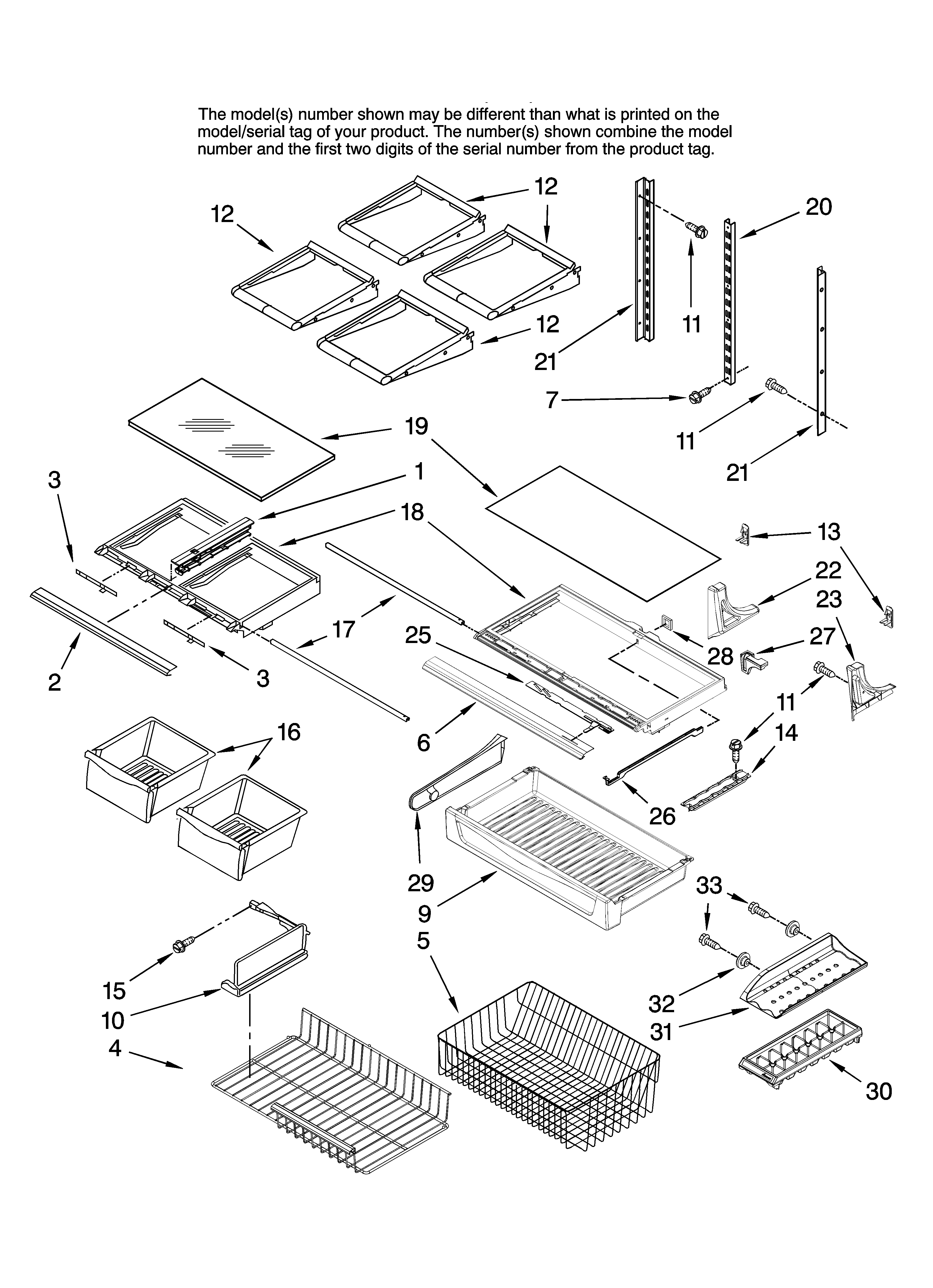 Shelf parts