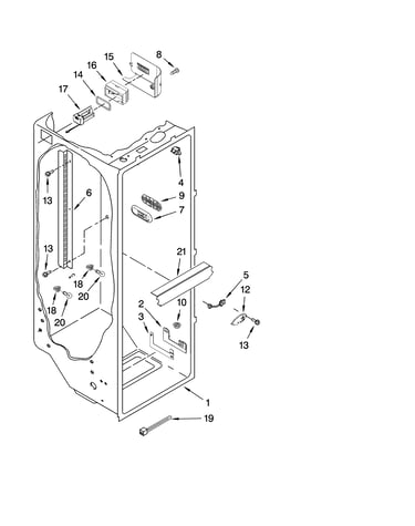 Refrigerator liner parts
