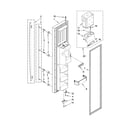 Jenn-Air JCB2585WES00 freezer door parts diagram