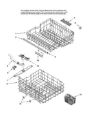 Upper and lower rack parts