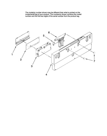 Control panel parts