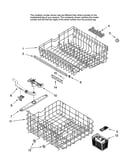 Upper and lower rack parts