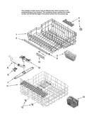 Upper and lower rack parts