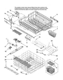 Upper and lower rack parts