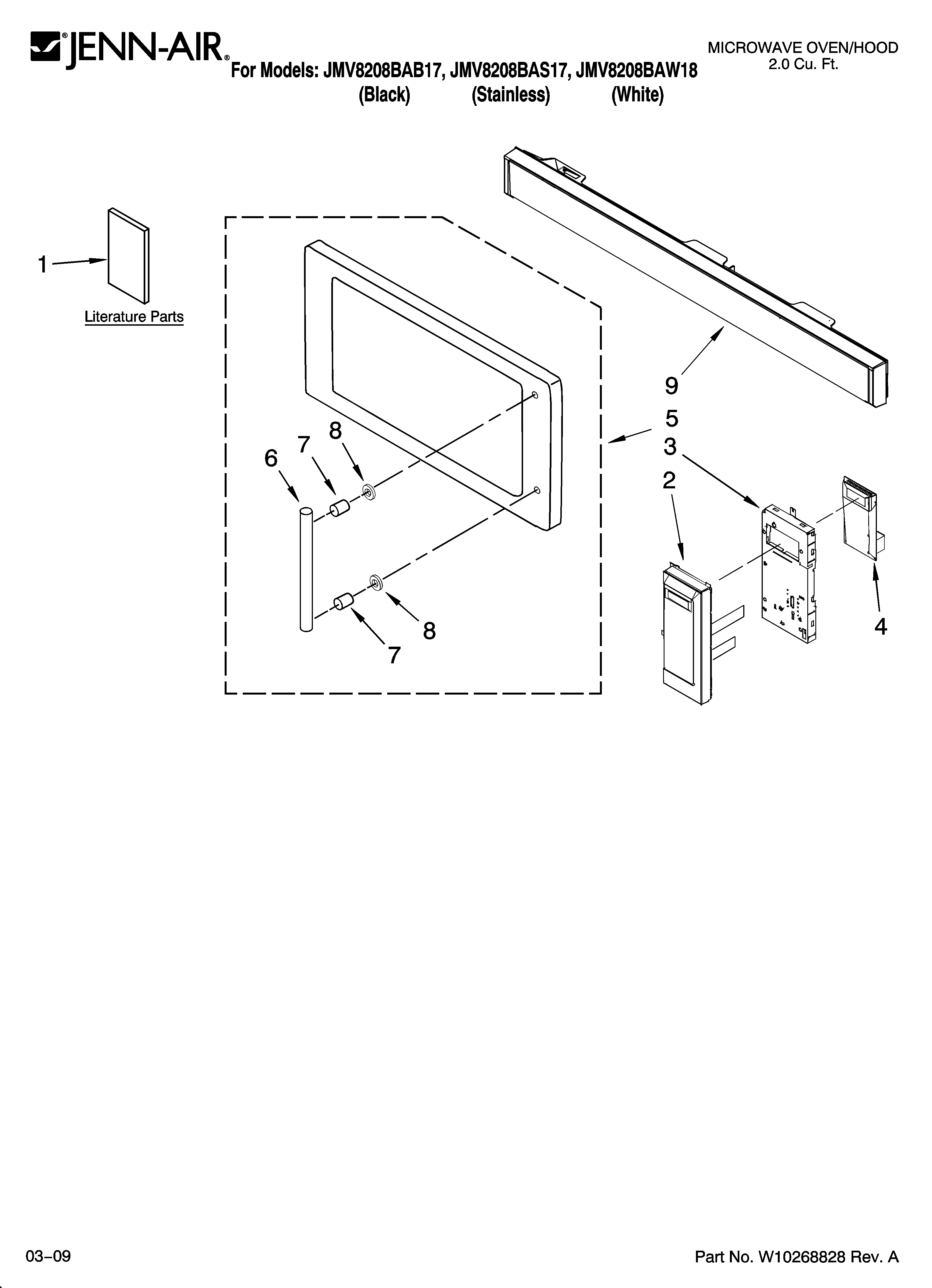 Control panel parts