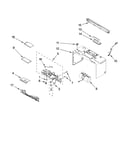 Cabinet and air flow parts