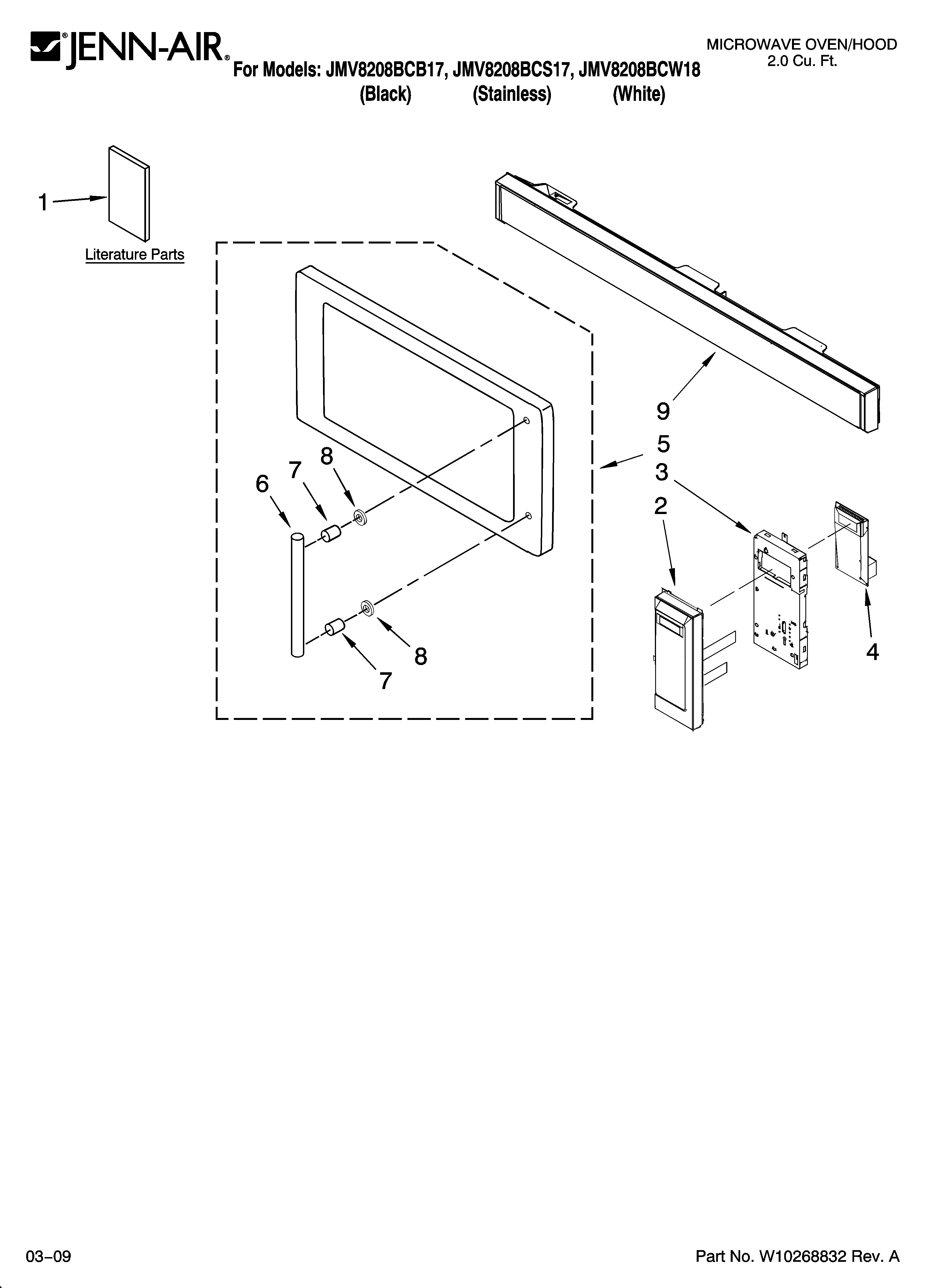 Control panel parts
