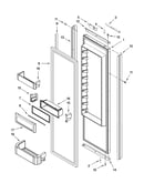 Refrigerator door parts