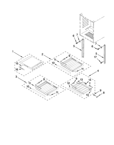 Shelf parts