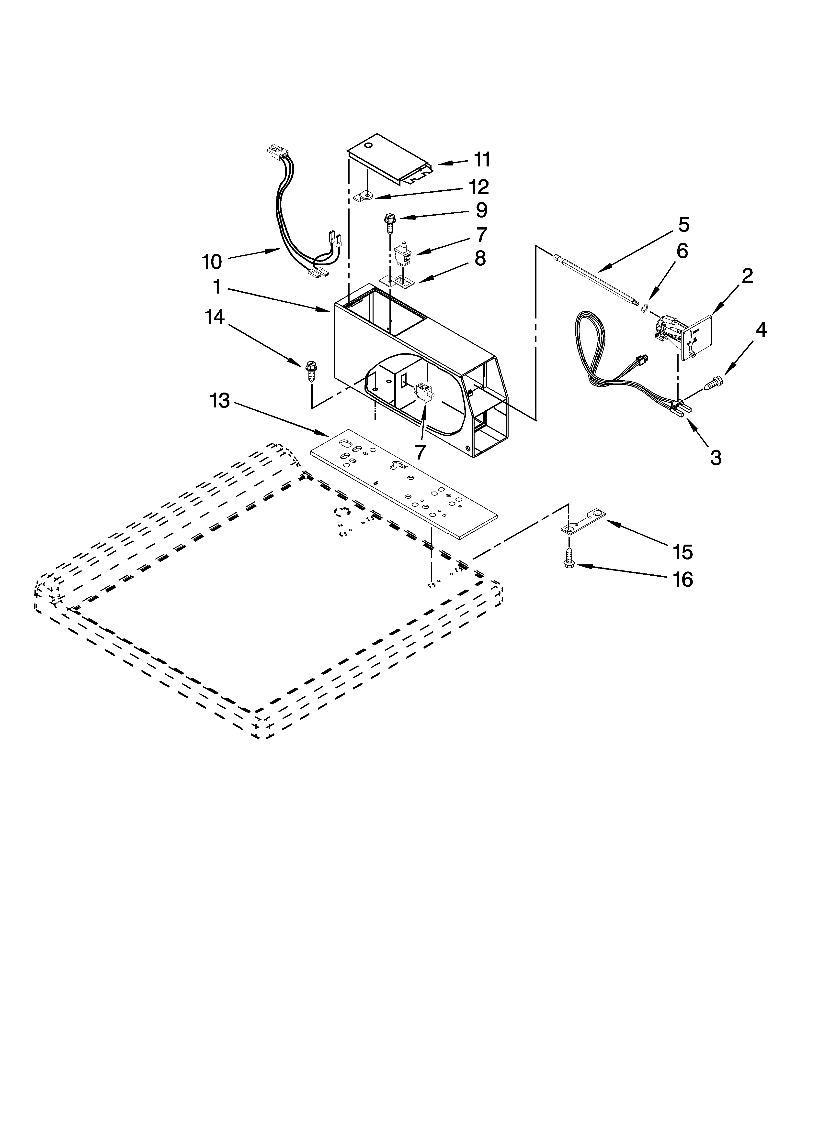 Meter case parts