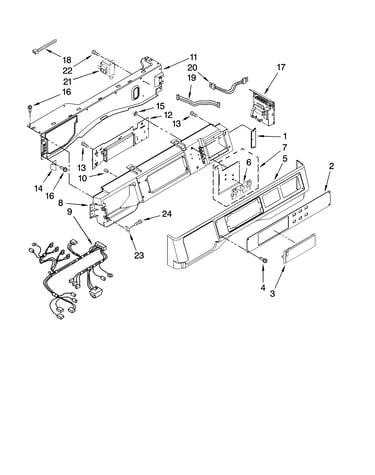 Control panel parts
