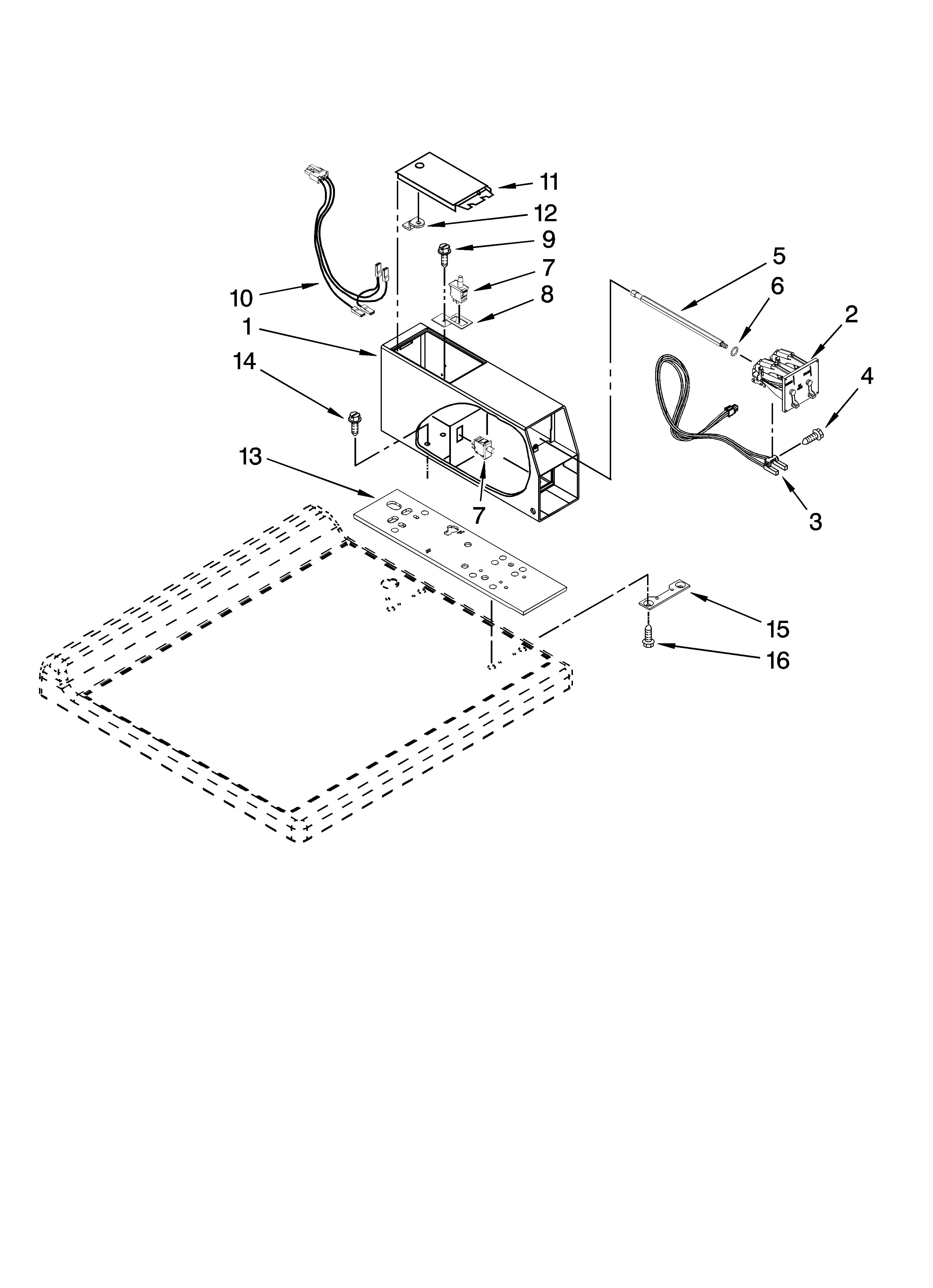 Meter case parts