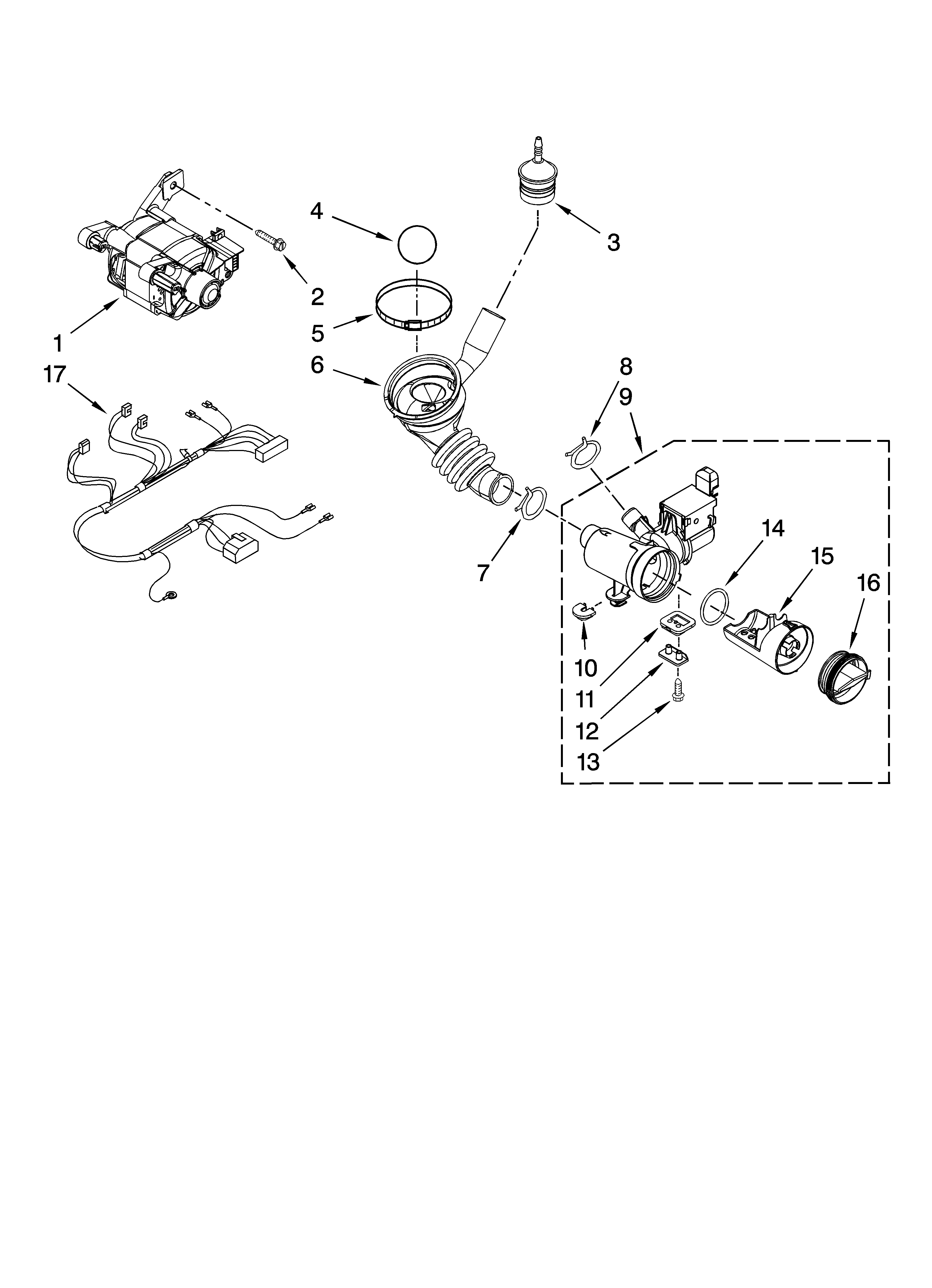 Pump and motor parts