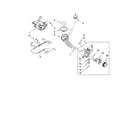 Maytag MAH22PRAWW0 pump and motor parts diagram