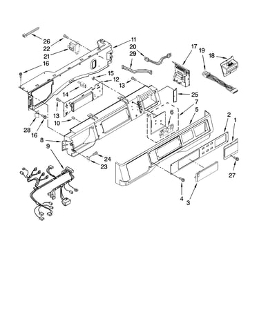 Control panel parts