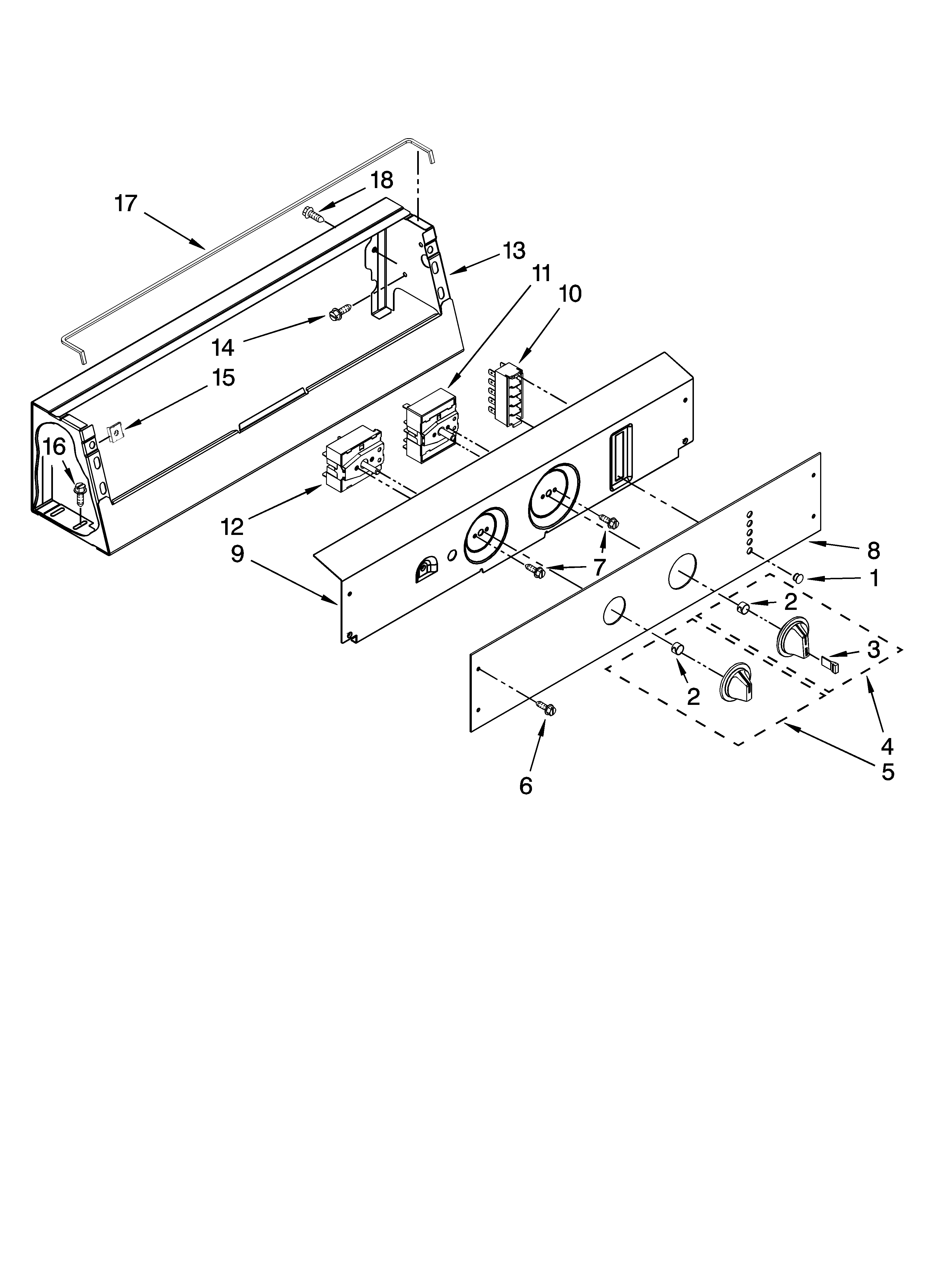 CONTROL PANEL PARTS