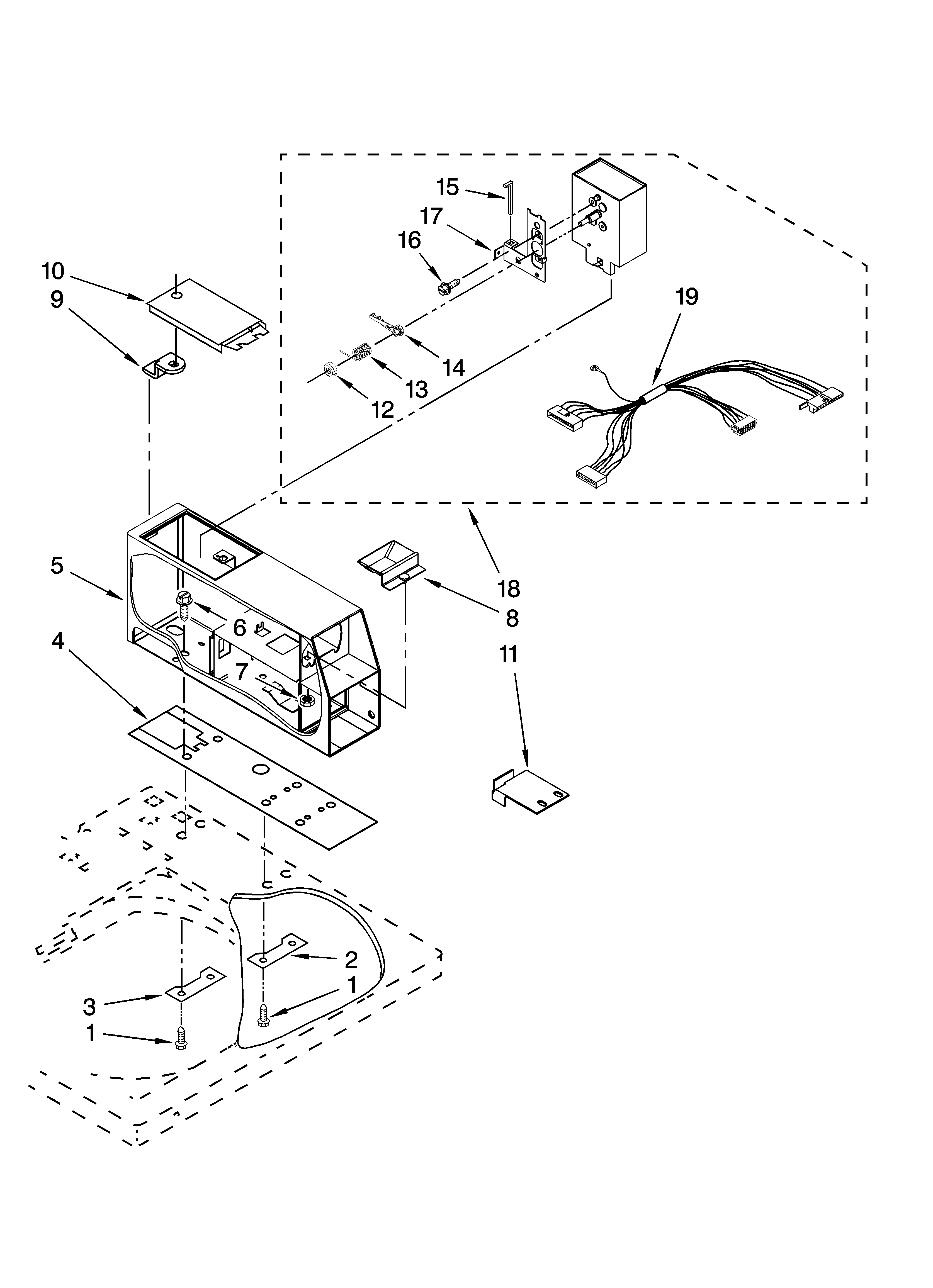 METER CASE PARTS