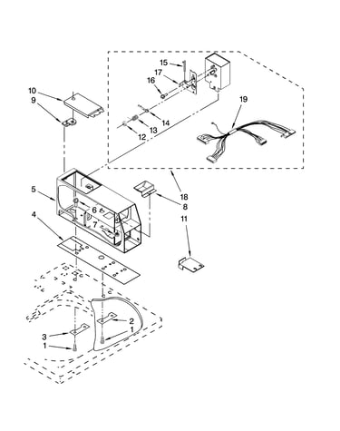 Meter case parts