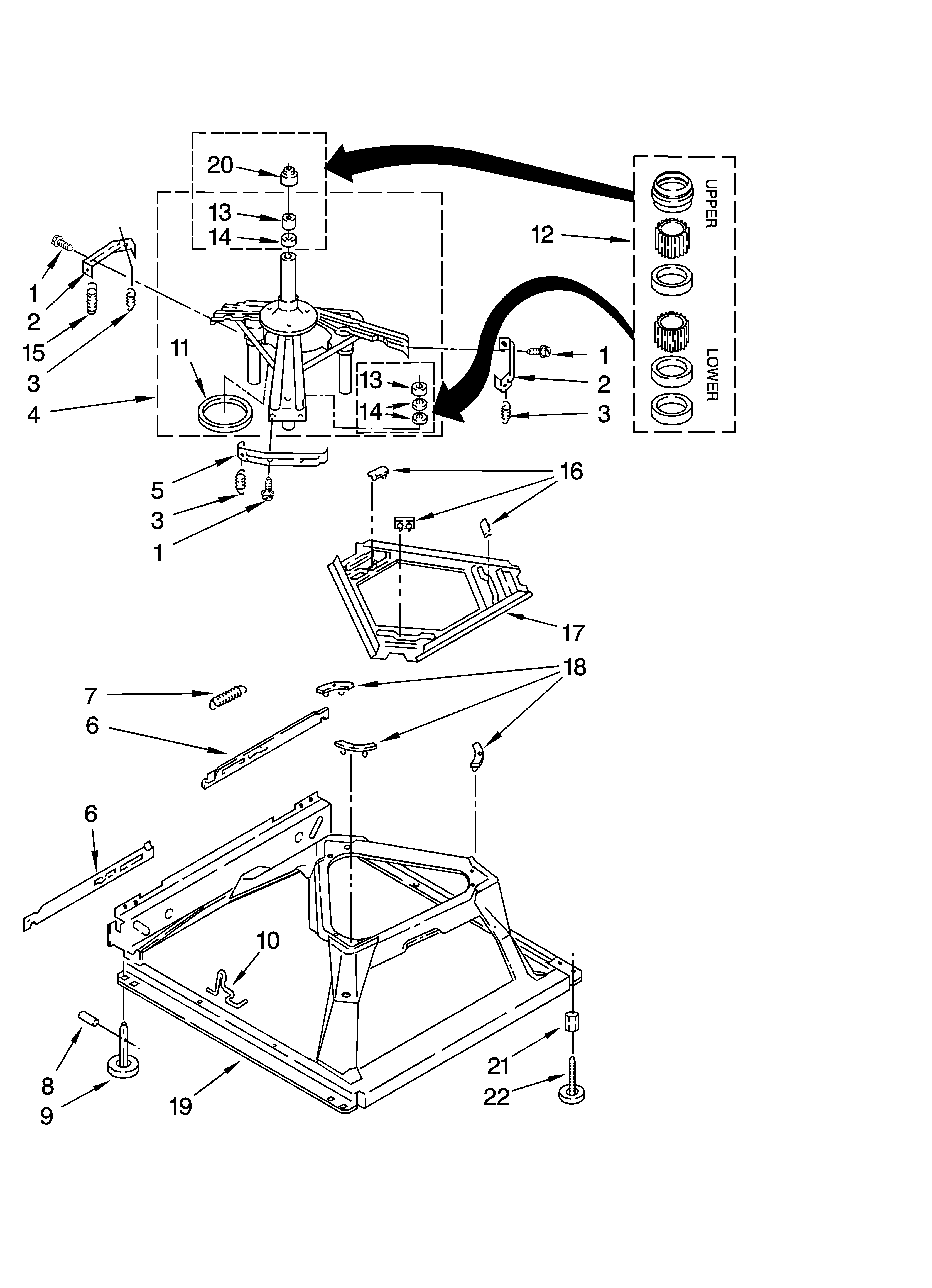 MACHINE BASE PARTS