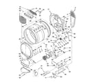Maytag MEDE500VF0 bulkhead parts diagram