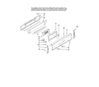 Maytag MERH865RAB15 control panel parts diagram