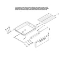 Drawer and rack parts