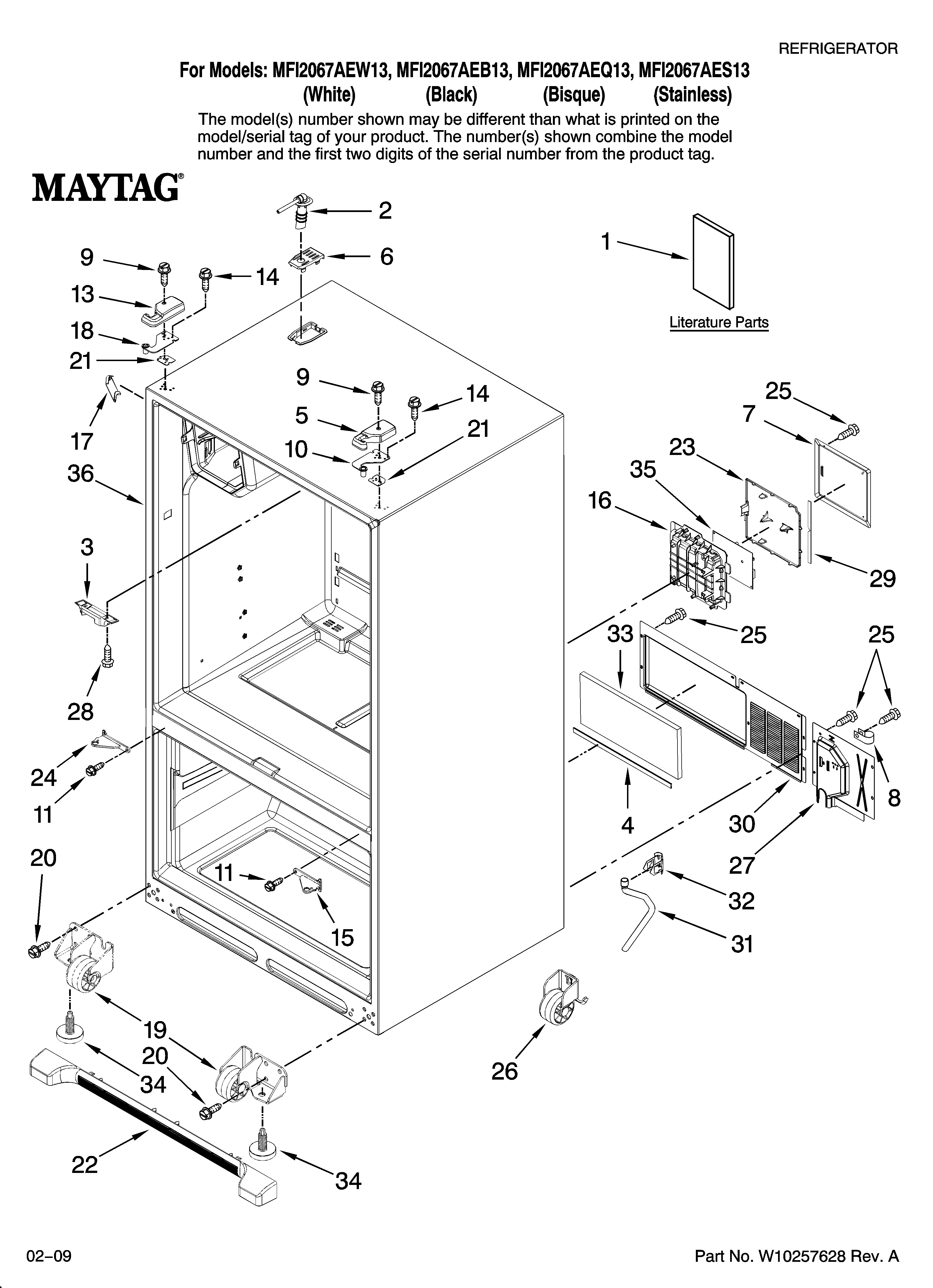 Cabinet parts