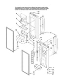 Refrigerator door parts