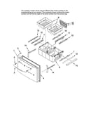 Freezer door parts