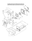 Motor and ice container parts