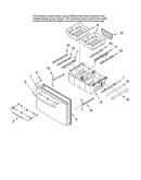 Freezer door parts
