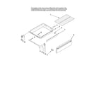 Maytag MGR5751BDS18 drawer and rack parts diagram