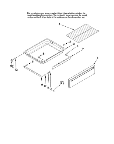 Drawer and rack parts