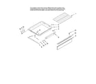 Maytag MGRH865QDS14 drawer and rack parts diagram