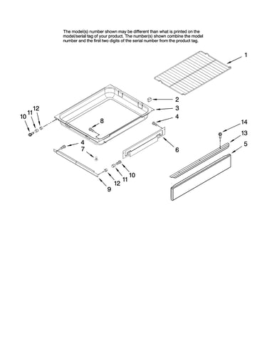 Drawer and rack parts