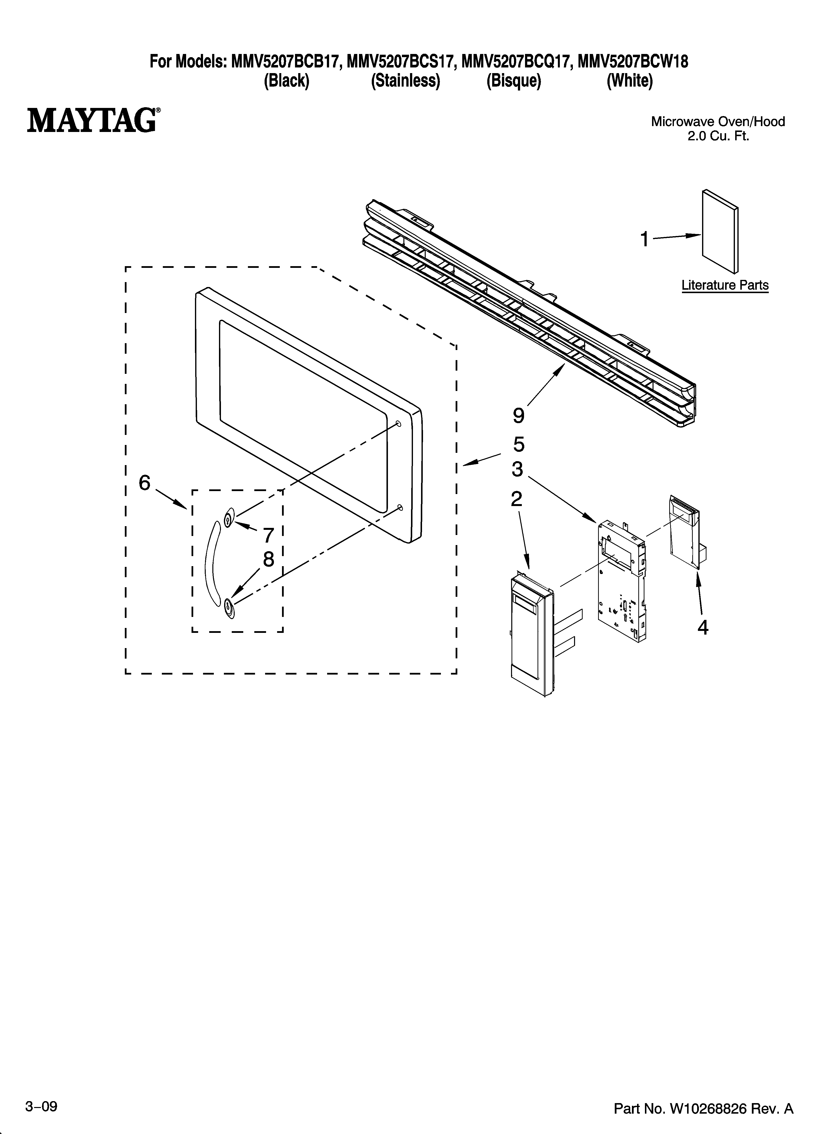 CONTROL PANEL PARTS